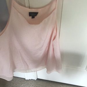 topshop pink animal print tank